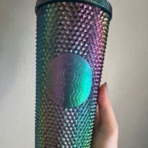 NEW Starbucks Overseas China Studded Oil Slick Tumbler